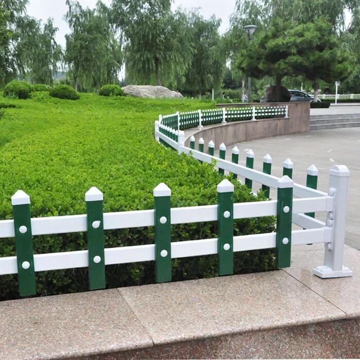 pvc塑钢草坪护栏杆花草园艺栅栏绿化带围栏菜园篱笆户外花圃隔离 - 广西帅润交通设施有限公司